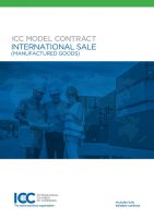 ICC Model Contract - International Sale (Manufactured Goods) - 2020 ...