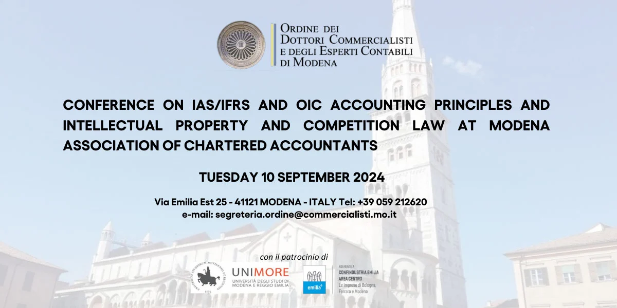 Conference on ias/ifrs and oic accounting principles and intellectual property and competition law