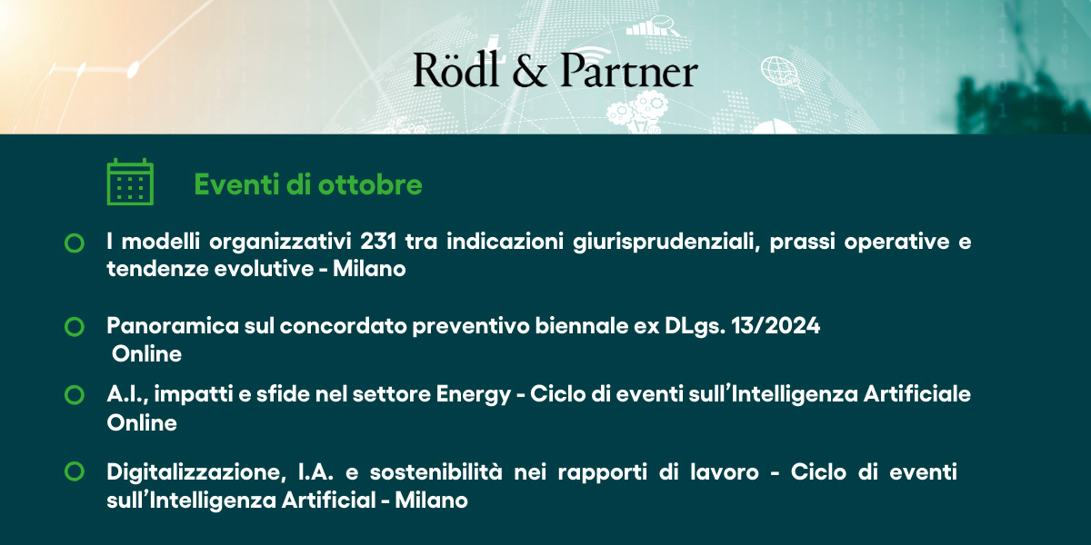 Eventi di ottobre