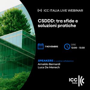 Copertina Live webinar CSDDD: tra sfide e soluzioni pratiche