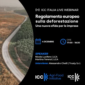 Regolamento Europeo sulla deforestazione | ICC Italia Live webinar