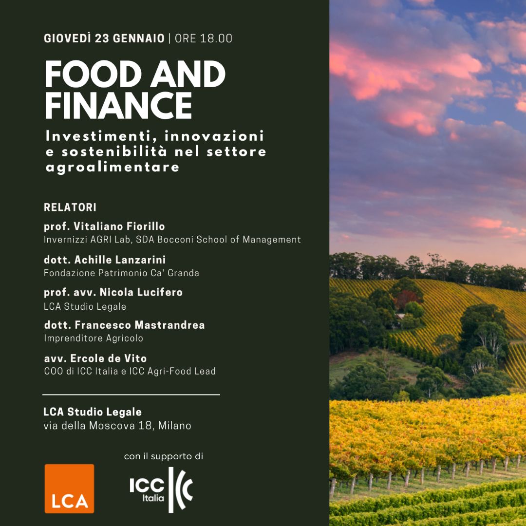 Food and Finance Investimenti | Innovazioni e sostenibilità nel settore agroalimentare