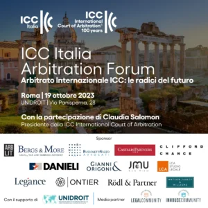 ICC Italia Arbitration Forum | First Edition