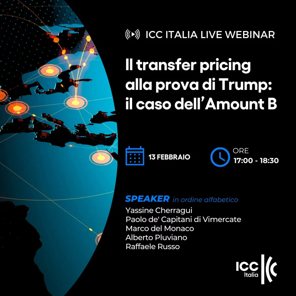 Il transfer pricing alla prova di Trump: il caso dell’Amount B