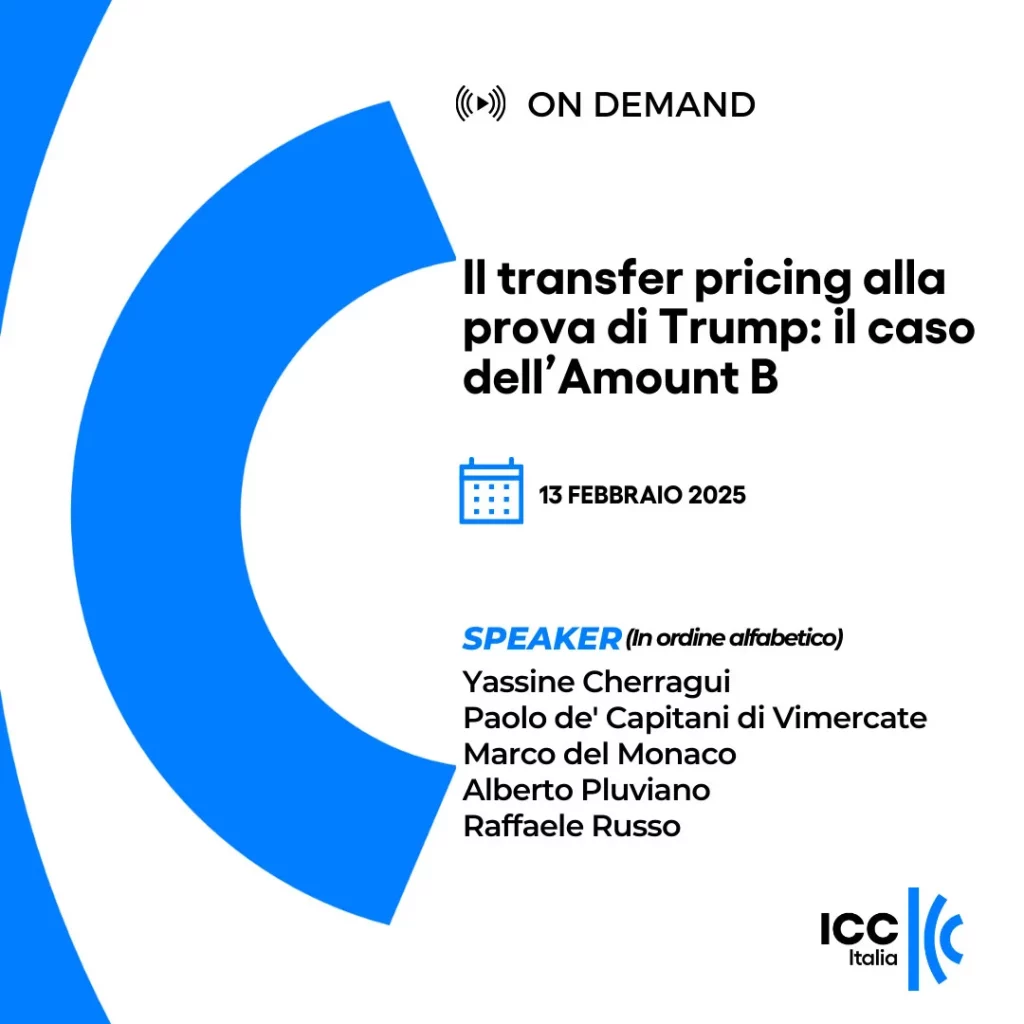 Il transfer pricing alla prova di Trump: il caso dell’Amount B