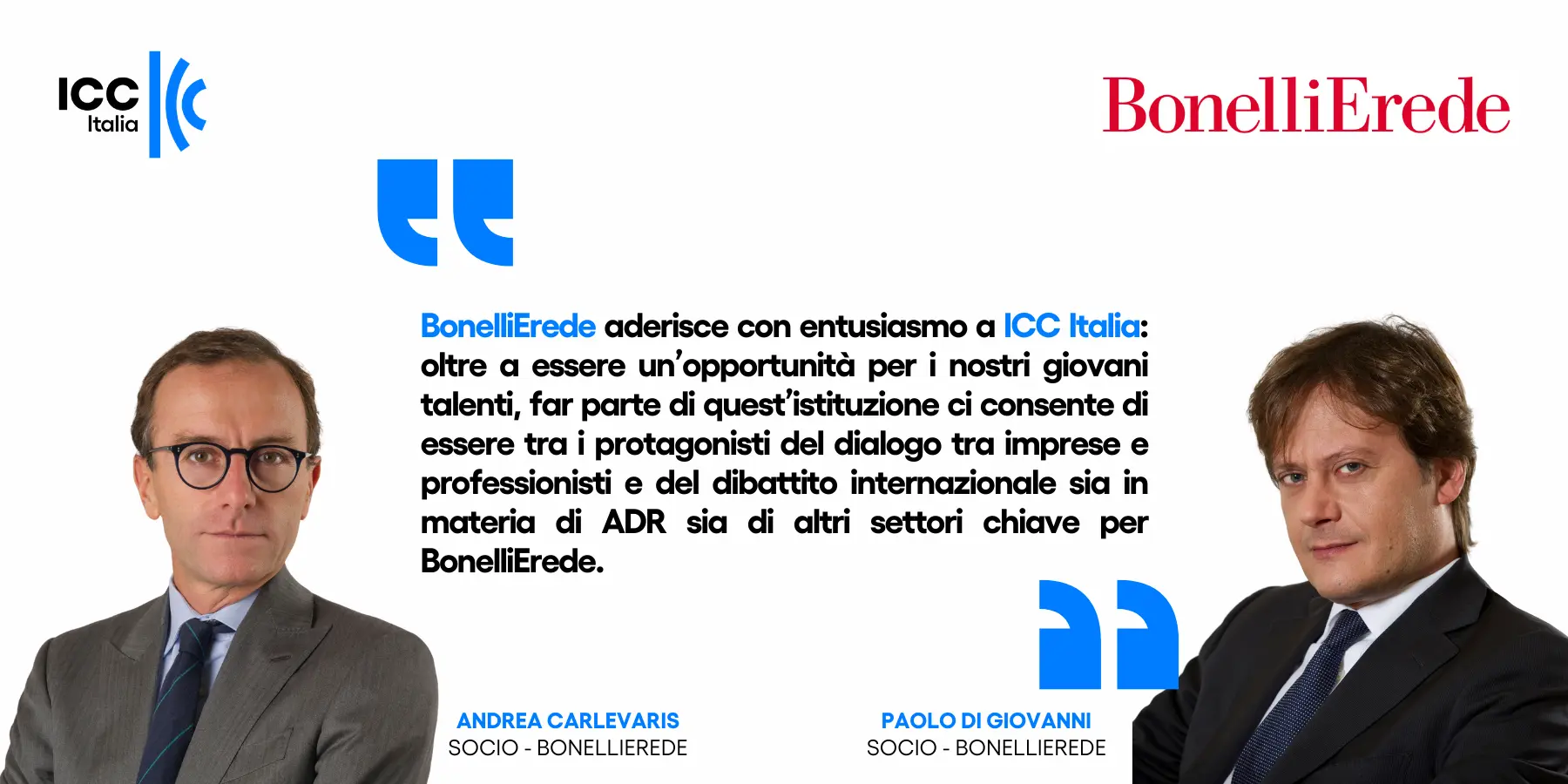 BonelliErede nuovo Associato a ICC Italia