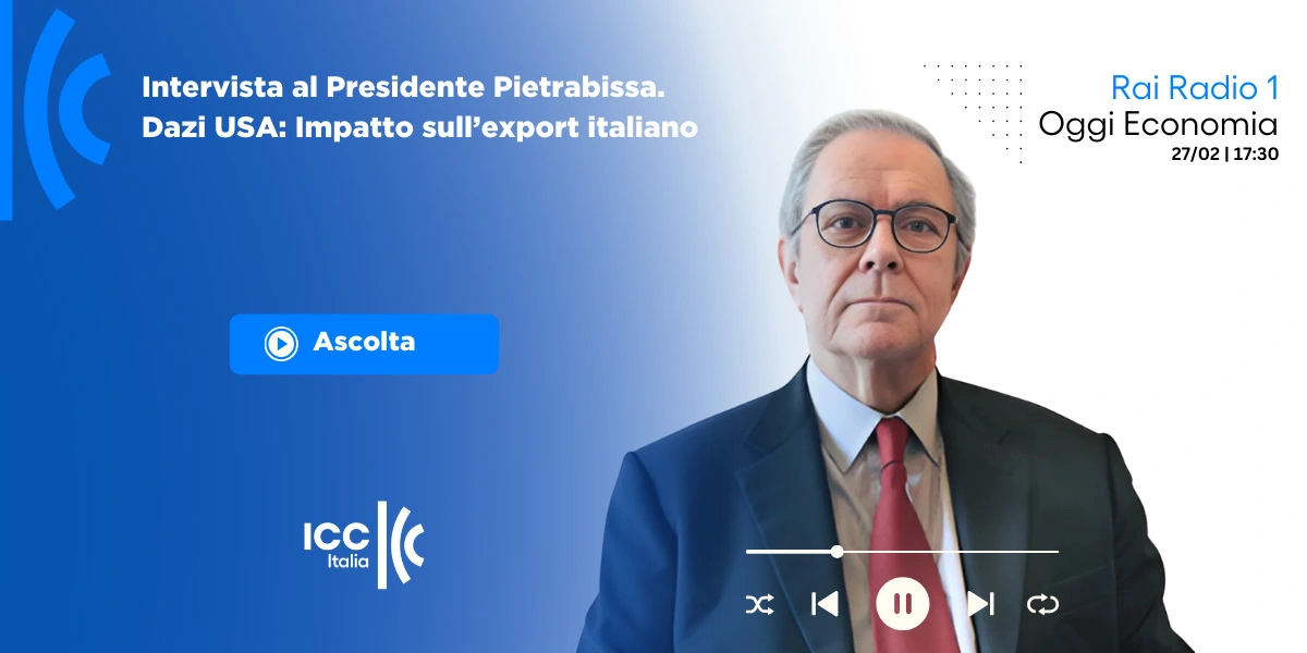 Rai Radio 1 | Il Presidente di ICC Italia sui dazi USA