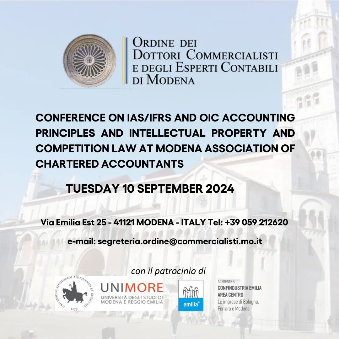 Conference on ias/ifrs and oic accounting principles and intellectual property and competition law