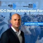 Alexander G. Fessas alla terza edizione dell'ICC Italia Arbitration Forum
