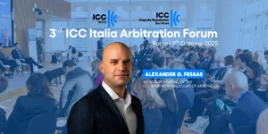 Alexander G. Fessas alla terza edizione dell’ICC Italia Arbitration Forum