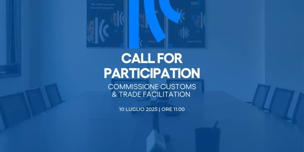 Call for participation Commissione Customs and Trade facilitation