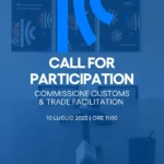 Call for participation Commissione Customs and Trade facilitation
