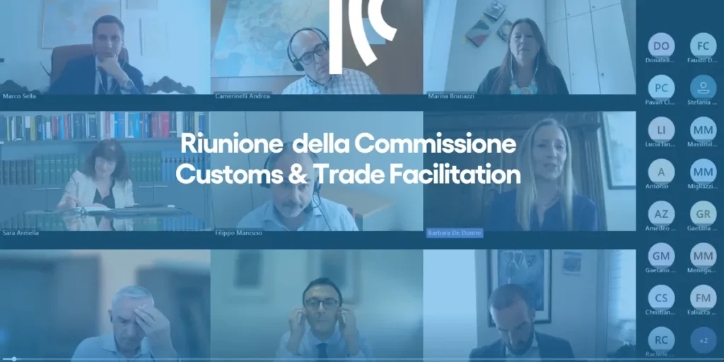 Riunione Commissione Customs and Trade Facilitation