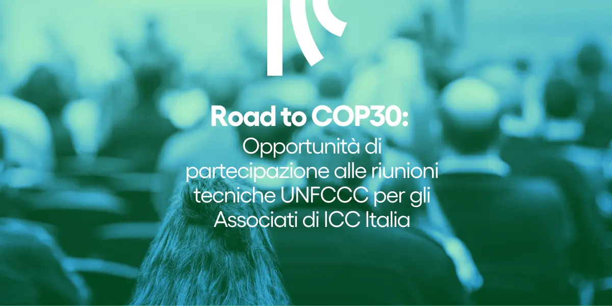 Road to COP30 Opportunità per gli Associati