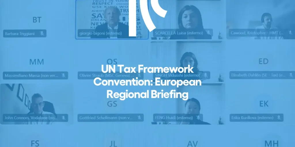 UN Tax Framework Convention il dialogo pubblico-privato nei negoziati in corso