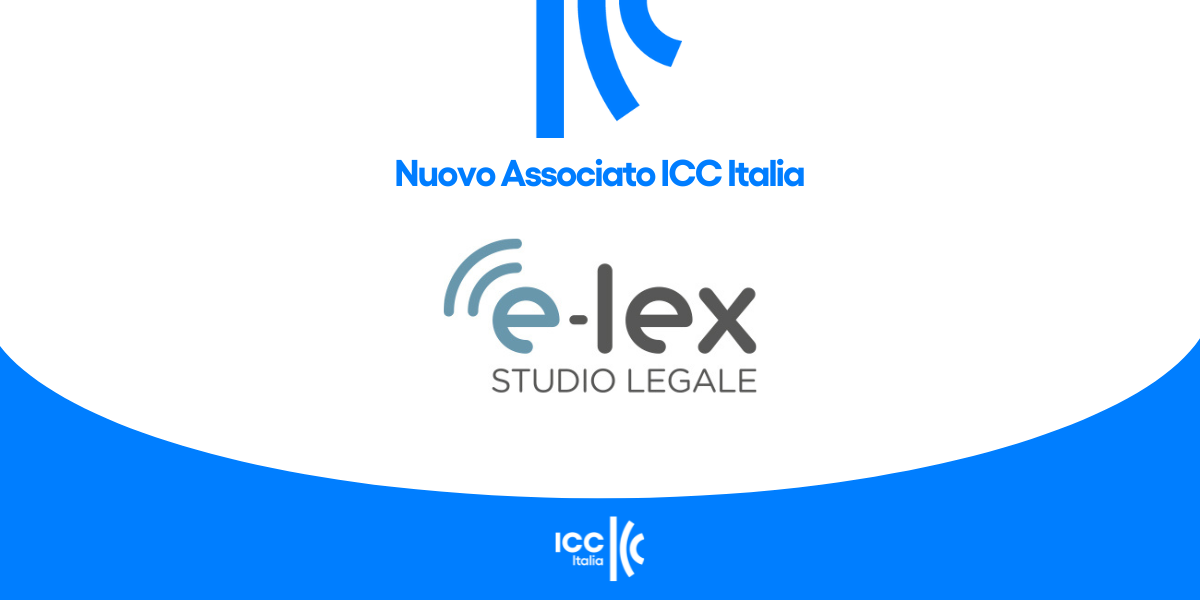 Logo di E-Lex Studio Legale, nuovo associato ICC Italia.