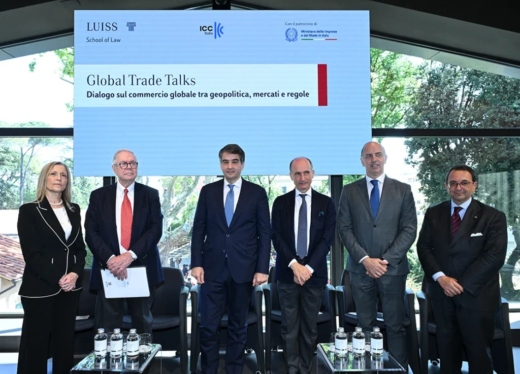 Global Trade Talks alla Luiss di Roma con Barbara De Donno, Ettore Pietrabissa, Raffaele Fitto, Alfredo Conte, Federico Eichberg e Aristide Police