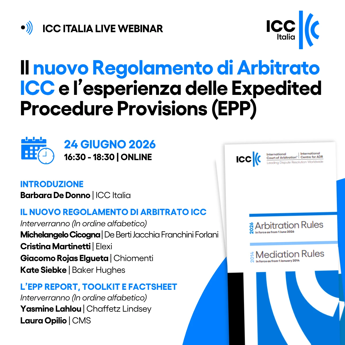 Il nuovo Regolamento di Arbitrato ICC e l’esperienza delle Expedited Procedure Provisions (EPP)