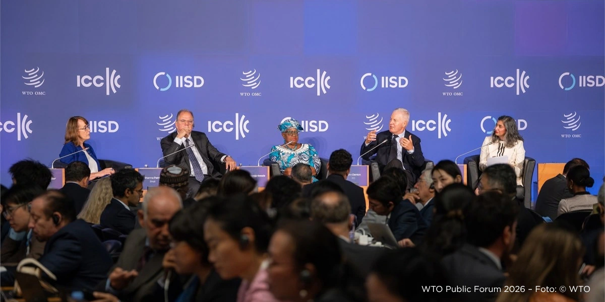 John W.H. Denton, Segretario Generale ICC, interviene al WTO Public Forum 2026