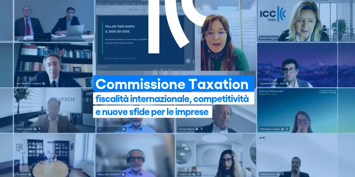 Commissione Taxation ICC Italia, riunione del 21 ottobre 2026